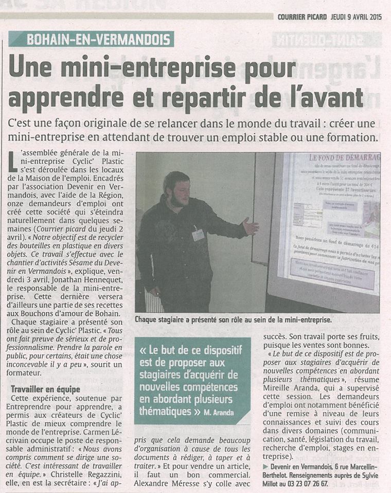 Mise en place d'une mini entreprise